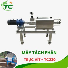 Máy tách phân trục vít TC230