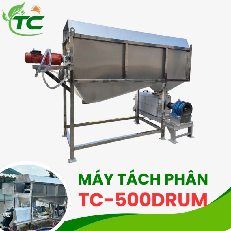 Máy tách ép phân TC500DRUM